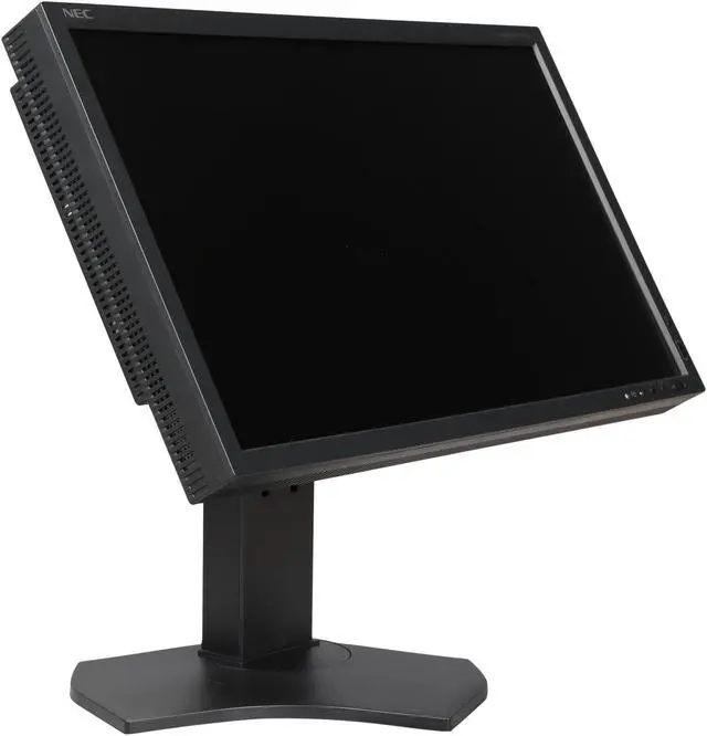 Alt view image 8 of 9 - NEC Display MultiSync P232W-BK Black 23” Widescreen IPS Panel, LED Backlight LCD Monitor 250cd/m2, DisplayPort, USB hub, Height Adjust/Pivot/Tilt/Swivel