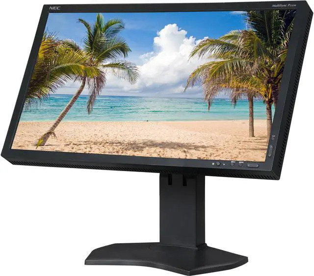 Main image of NEC Display SpectraView P232W-BK-SV Black 23" Widescreen IPS Panel, LED Backlight LCD Monitor 250cd/m2, DisplayPort, USB hub, Height Adjust/Pivot/Tilt/Swivel