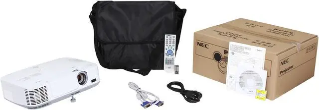 Alt view image 8 of 8 - NEC M271X XGA 1024 x 768, 2700 Lumens, Advanced Networking Capabilities, DICOM Simulation Tech, Portable Projector