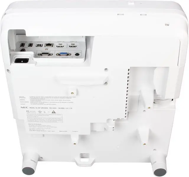 Alt view image 8 of 10 - NEC Display Solutions NP-UM330W 1280 x 800 3300 lumens LCD Projector 3000:1 RJ45
