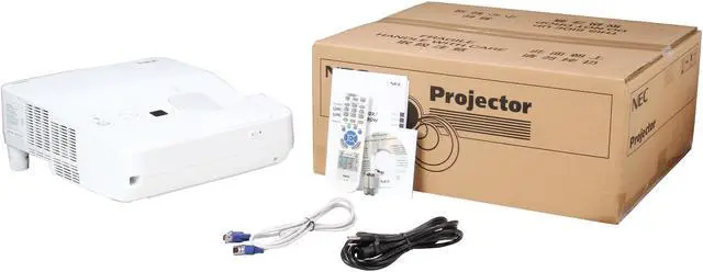 Alt view image 10 of 10 - NEC Display Solutions NP-UM330W 1280 x 800 3300 lumens LCD Projector 3000:1 RJ45
