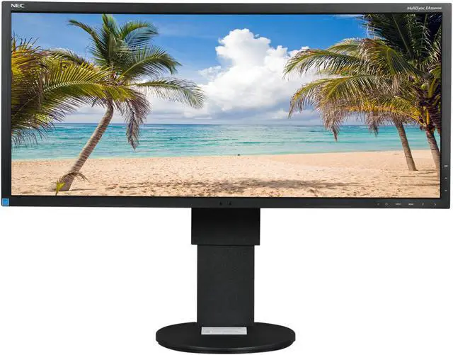 Alt view image 2 of 9 - NEC Display MultiSync EA294WMi-BK Black 29” Widescreen IPS Panel, LED Backlight LCD Monitor 6ms 300cd/m2, DisplayPort, USB hub, Height Adjust, Pivot, Tilt & Swivel, Speakers, 3 Year Warranty