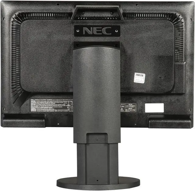 Alt view image 5 of 10 - NEC Display Solutions EA221WM-BK Black 22" 5ms Widescreen LCD Desktop Monitor w/ Adjustable Stand 250 cd/m2 1000:1 Built-in Speakers
