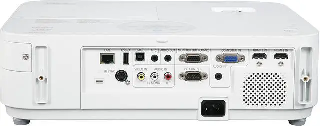 Alt view image 5 of 9 - NEC NP-M403H 4000-Lumen 1080p Projector with Dual HDMI Inputs and 1.7X optical zoom