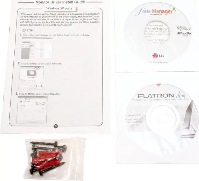 Alt view image 9 of 10 - LG 19" Active Matrix, TFT LCD SXGA LCD Monitor 8 ms D-Sub, DVI-D L1980Q