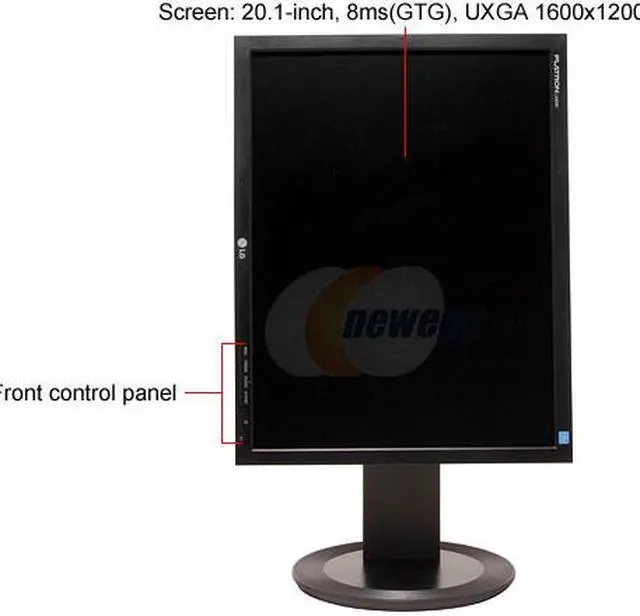 Alt view image 4 of 11 - LG 20" Active Matrix, TFT LCD UXGA LCD Monitor 8 ms (GTG) D-Sub, DVI-D L2000C