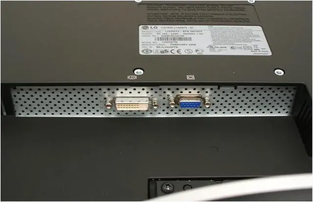 Alt view image 7 of 11 - LG 20.1" Active Matrix, TFT LCD WSXGA LCD Monitor 8 ms D-Sub, DVI-D L203WTX