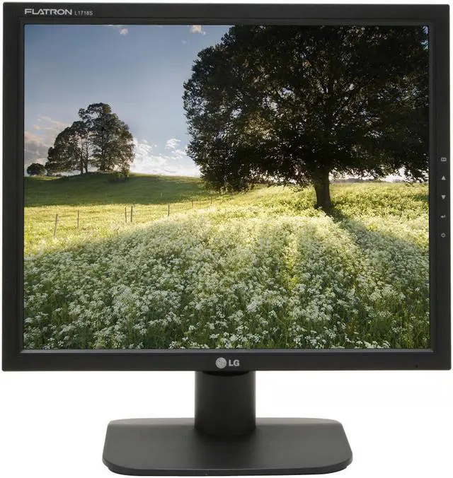 Alt view image 2 of 10 - LG 17" Active Matrix, TFT LCD SXGA LCD Monitor 8 ms D-Sub L1718S-BN
