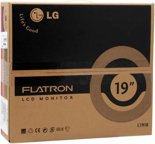 Alt view image 11 of 11 - LG 19" Active Matrix, TFT LCD SXGA LCD Monitor 5 ms D-Sub L1918S-BN