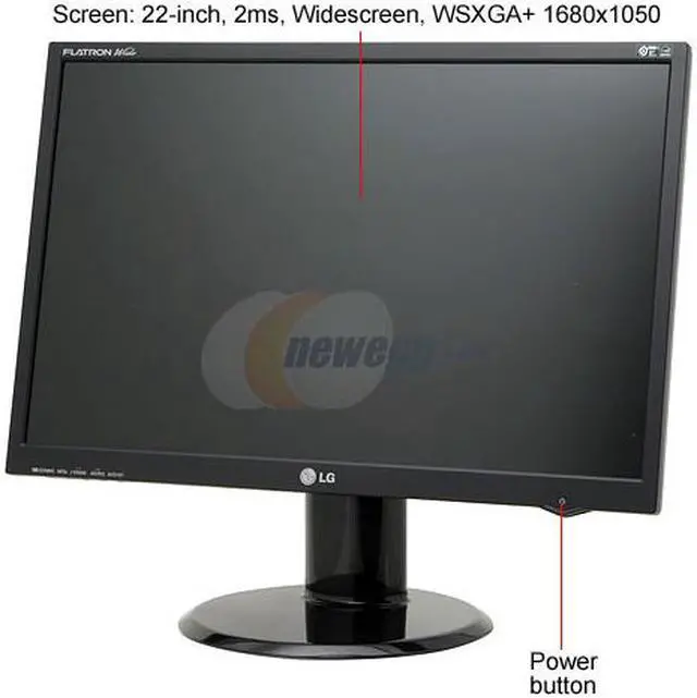 Alt view image 2 of 11 - LG 22" Active Matrix LCD WSXGA+ LCD Monitor 5 ms D-Sub, DVI-D L226WTX-BF