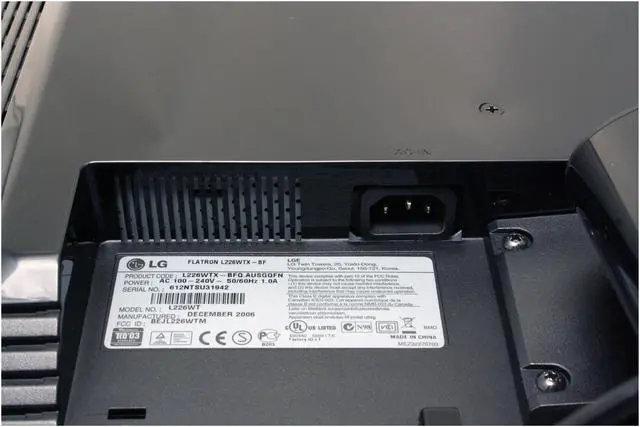 Alt view image 8 of 11 - LG 22" Active Matrix LCD WSXGA+ LCD Monitor 5 ms D-Sub, DVI-D L226WTX-BF
