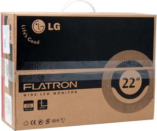 Alt view image 11 of 11 - LG 22" Active Matrix LCD WSXGA+ LCD Monitor 5 ms D-Sub, DVI-D L226WTX-BF