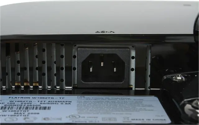 Alt view image 11 of 15 - LG W1952TQ-TF Black 19" 2ms Widescreen LCD Monitor 300 cd/m2 10000:1DCR with HDCP Support