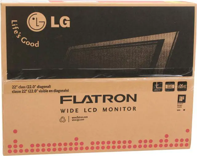 Alt view image 14 of 14 - LG 22" WSXGA+ LCD Monitor 2 ms D-Sub, DVI-D W2252TQ-TF