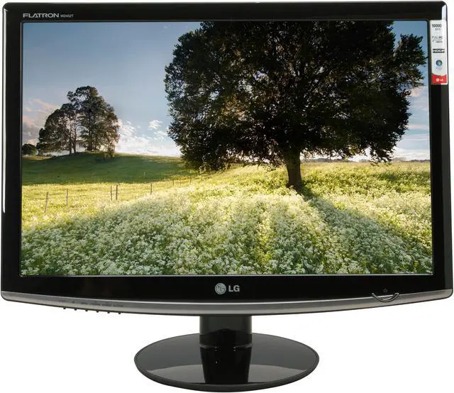 Alt view image 2 of 13 - LG W2452T-TF Black 24" 2ms(GTG) Widescreen LCD Monitor 400 cd/m2 10000:1 DCR with HDCP support