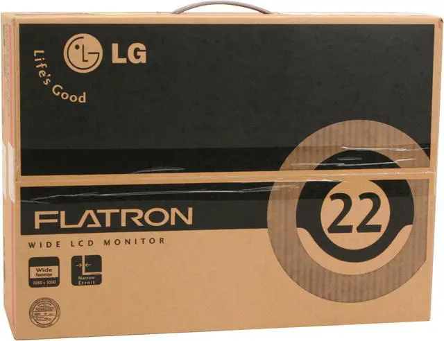 Alt view image 14 of 14 - LG L226WTQ-BF Black 22" 2ms GTG Widescreen LCD Monitor 300 cd/m2 3000:1 DCR with HDCP Support