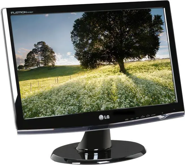 Alt view image 3 of 8 - LG W1953T-PF Black 18.5" 2ms GTG 16:9 Widescreen LCD Monitor w/ HDCP Support 300 cd/m2 50000:1 w/ Smart Package