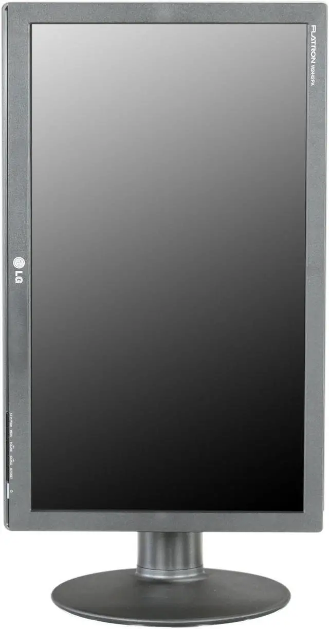 Alt view image 8 of 9 - LG W2442PA-BF 24" Full HD Height, Swivel, Tilt & Pivot Adjustable WideScreen LCD Monitor w/Speakers 300 cd/m2 10,000:1