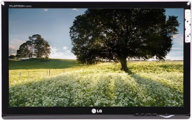 Alt view image 2 of 7 - LG W2230S Glossy Black 21.5" 5ms 1080P KickStand Widescreen LCD Monitor