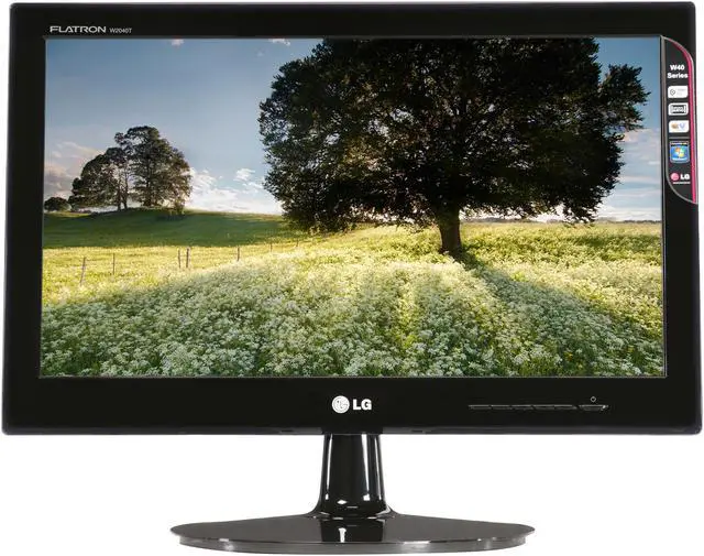 Alt view image 2 of 8 - LG 20" LCD Monitor 5 ms D-Sub, DVI-D W2040T-PN