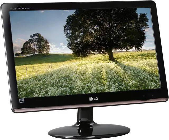 Alt view image 3 of 8 - LG E2050T-SN Glossy Black 20" 5ms  LED Backlight LCD monitor  Slim Design 250 cd/m2 DC 5,000,000:1