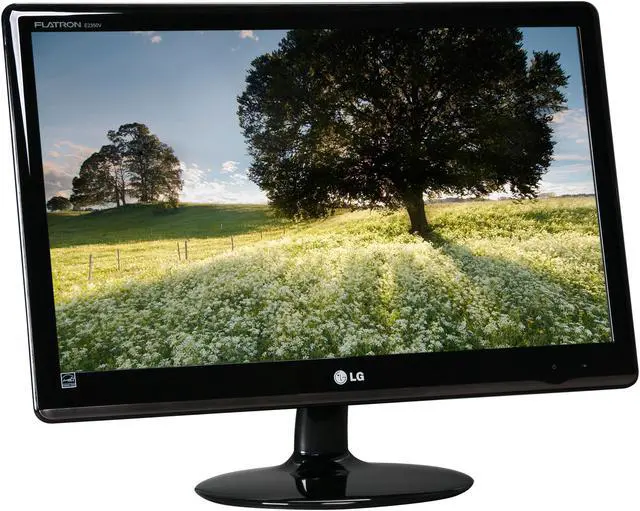 Alt view image 3 of 8 - LG E2350V-SN Glossy Black 23" 5ms Full HD HDMI LED Backlight LCD monitor  Slim Design 250 cd/m2 DC 5,000,000:1