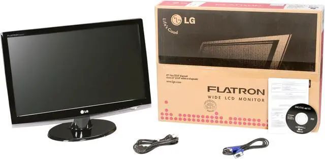 Alt view image 8 of 8 - LG 23" TN LCD Monitor 5 ms D-Sub, DVI, HDMI W2353VP-PF