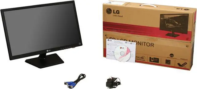 Alt view image 7 of 7 - LG 23" TN LCD Monitor 5 ms D-Sub, DVI-D, HDMI, Headphone Out E2342V-BN