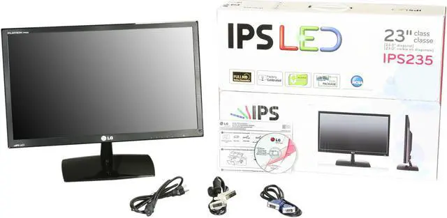 Alt view image 8 of 8 - LG 23" IPS LCD Monitor 8 ms D-Sub, DVI IPS235T-BN