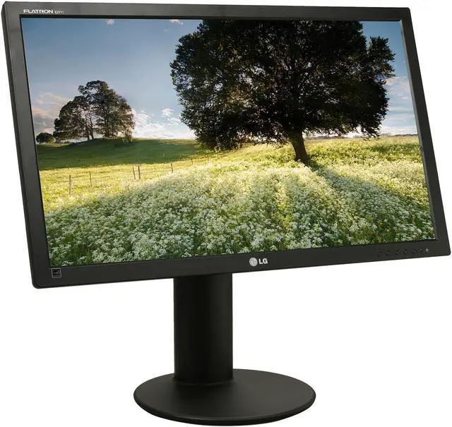 Alt view image 3 of 10 - LG E2711PY-BN Black 27" 5ms Widescreen Height & Pivot Adjustable LED-Backlit LCD Monitor 250 cd/m2 DFC 5,000,000:1 (1000:1) Built-in Speakers