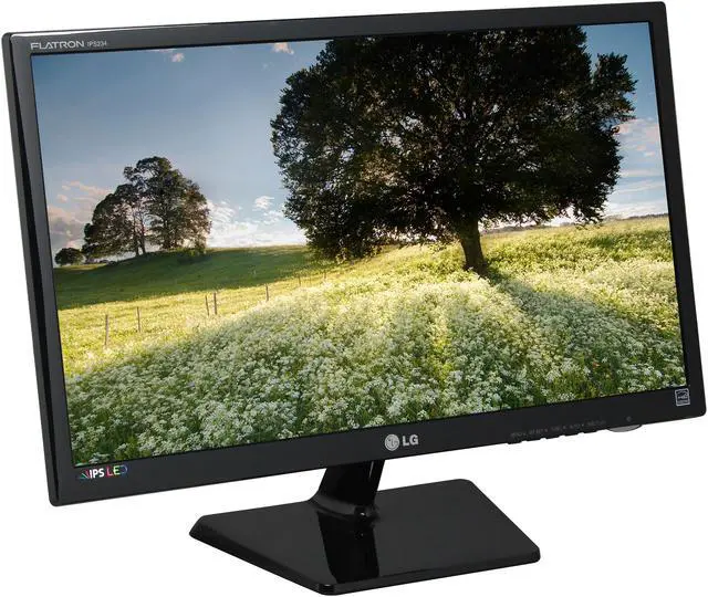 Alt view image 3 of 8 - LG 23" IPS FHD LCD Monitor IPS 14ms (GTG) D-Sub, DVI, HDMI IPS234V-PN