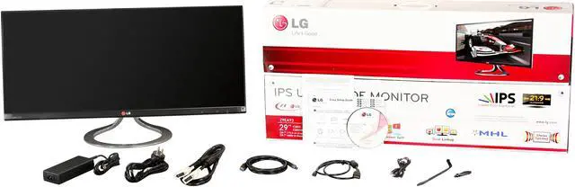 Alt view image 6 of 6 - LG 29EA93-P 29" 5ms HDMI 21:9 UltraWide LED Backlight LCD Monitor, IPS Panel 300 cd/m2 5,000,000:1 4-Screen Split Built-in Speakers
