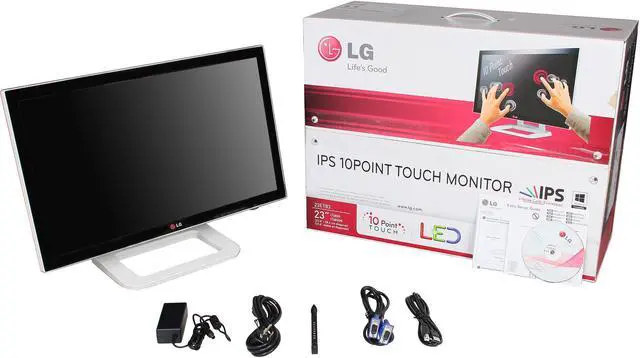 Alt view image 7 of 7 - LG 23ET83V-W Silver 23" IPS-Panel 10-point Touchscreen Monitor 250 cd/m2 10000000:1