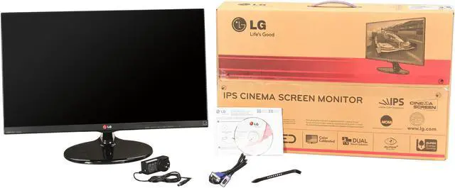 Alt view image 7 of 7 - LG 27" IPS LCD Monitor, IPS-Panel 5 ms D-Sub, DVI, HDMI 27EA63V-P