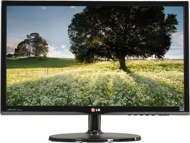 Alt view image 2 of 7 - LG 23" IPS LCD Monitor, IPS-Panel 5ms (GTG) D-Sub, DVI, HDMI 23EA53V-P