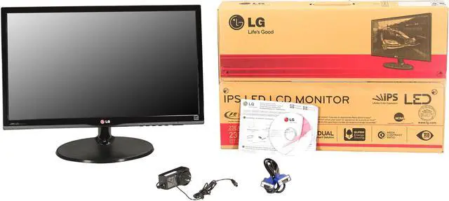 Alt view image 7 of 7 - LG 23" IPS LCD Monitor, IPS-Panel 5ms (GTG) D-Sub, DVI, HDMI 23EA53V-P