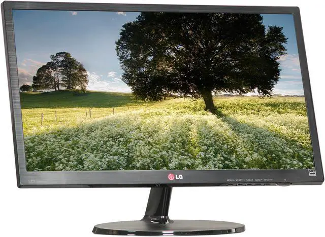 Alt view image 3 of 7 - LG 23" TN LCD Monitor 5 ms D-Sub, DVI 23EN43T-B
