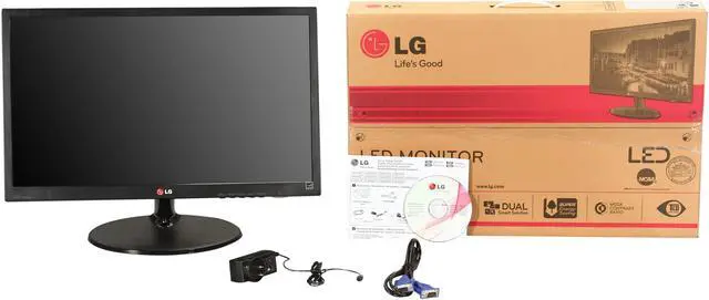 Alt view image 7 of 7 - LG 23" TN LCD Monitor 5 ms D-Sub, DVI 23EN43T-B
