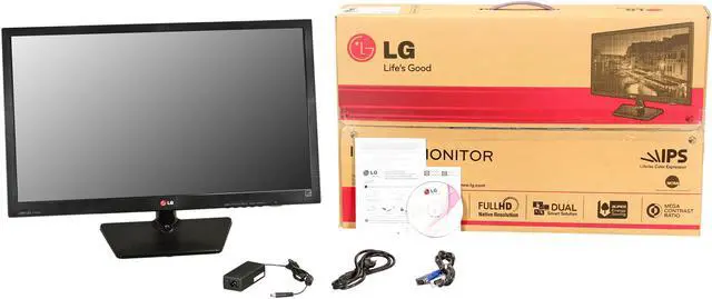 Alt view image 7 of 7 - LG 27" IPS LCD Monitor, IPS-Panel 5 ms D-Sub, DVI, HDMI 27EA33V