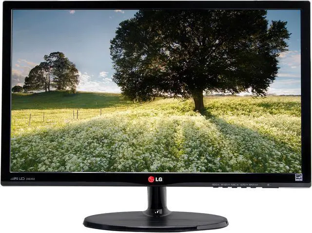 Alt view image 2 of 7 - LG 23.8" IPS LCD Monitor, IPS Panel 5ms (GTG) D-Sub, DVI, HDMI 24EA53V-P