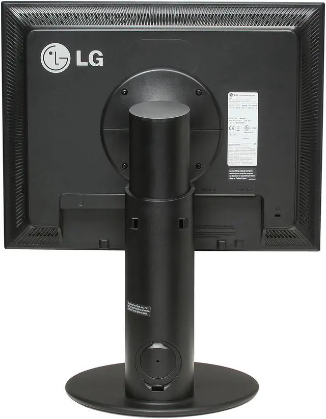 Alt view image 5 of 10 - LG ME20CR-BF Black 20" 6ms (GTG) LCD Monitor Factory Refurbished 300 cd/m2 800:1 (LG recertified Grade A)