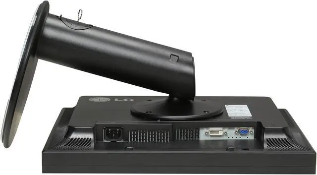 Alt view image 9 of 10 - LG ME20CR-BF Black 20" 6ms (GTG) LCD Monitor Factory Refurbished 300 cd/m2 800:1 (LG recertified Grade A)