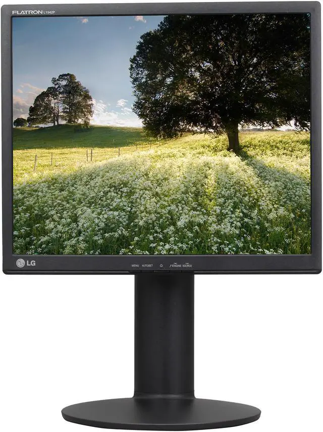 Alt view image 2 of 10 - LG 19" Active Matrix, TFT LCD SXGA LCD Monitor 2 ms D-Sub, DVI L1942P-BS