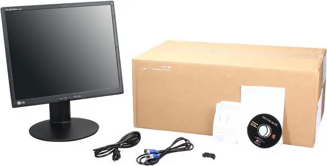 Alt view image 10 of 10 - LG 19" Active Matrix, TFT LCD SXGA LCD Monitor 2 ms D-Sub, DVI L1942P-BS