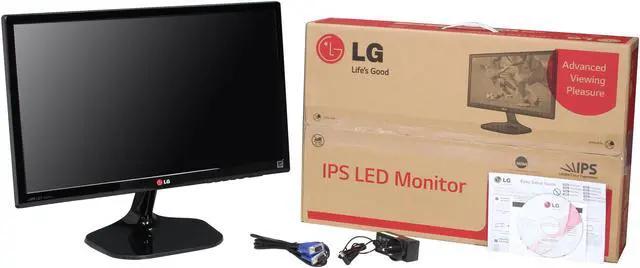Alt view image 7 of 7 - LG 23MP55HQ-P Black 23" 5ms HDMI Widescreen LED Backlight LCD Monitor IPS 250 cd/m2 DFC 5,000,000:1 (1000:1)