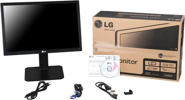 Alt view image 10 of 10 - LG 22MB65P-B Black 22" 5ms Widescreen LED Backlight LCD Monitor height&pivot adjustable 250 cd/m2 DFC 5,000,000:1 (1000:1)