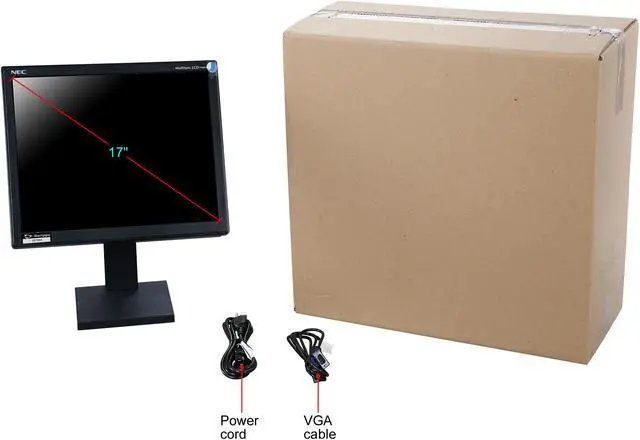 Alt view image 9 of 9 - NEC Display Solutions LCD1760NX White 17" LCD Monitor A Grade