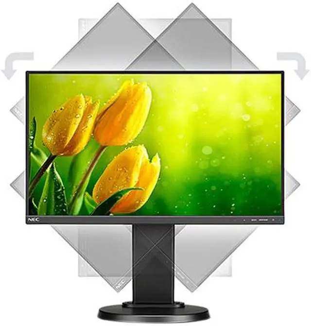 Alt view image 7 of 13 - NEC E221N-BK 22" (21.5" Viewable) 16:9 Narrow Bezel IPS Monitor