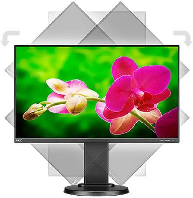 Alt view image 4 of 10 - NEC Display Solutions 23.8" AH-IPS LCD Monitor 6 ms TTL Level (Positive/Negative) D-Sub, HDMI, DisplayPort E241N-BK