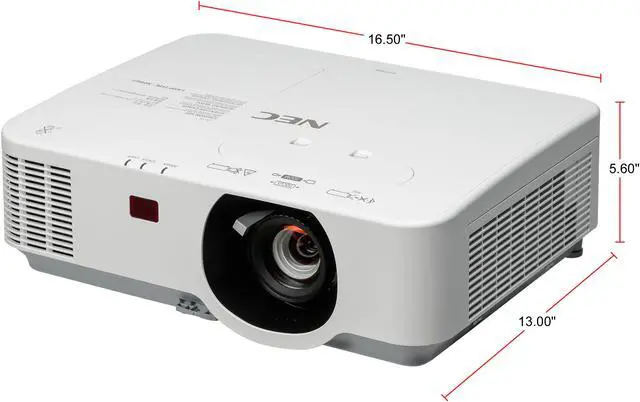 Alt view image 2 of 3 - NEC Display Solutions P474U 1920 x 1200 4700 Lumens LCD Projector 10,000:1 RJ45